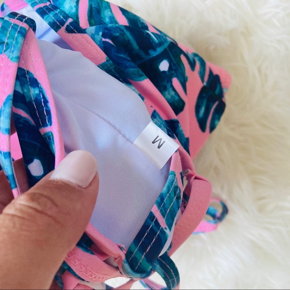 NWT Cupshe | Palm Leaf Tankini Top - Picture 5 of 5